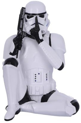 Nemesis Now B4894P9 Original Stormtrooper Three Wise Sci-Fi Speak No Evil, Mehrfarbig, 10 cm