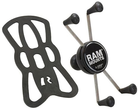 Ram Mounts Motorrad-Navigationsgeräthalterung X-Grip® Universalhalter für Smartphones groß RAM-HOL-UN10BU, Unisex, Multipurpose, Ganzjährig, schwarz