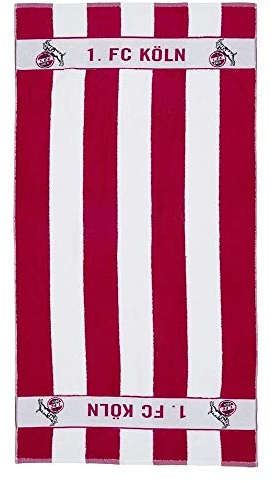 Koeln 1. FC Duschtuch Blockstreifen 70 x 140 cm