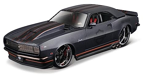 Maisto1:24 Scale Harley Davidson Custom 1968 Chevrolet Camaro Diecast Car