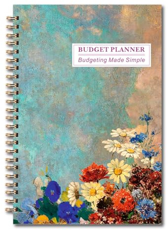 YMWALK Budgetplaner A5 Tasche - Monatlicher Finanzplaner mit Budgetbuch, Ausgaben-Tracker, Finanzplaner und Umschlagmethode, Geldmanagement und Geldsparen, Ideal für Budgetübersicht (Illustrationen)
