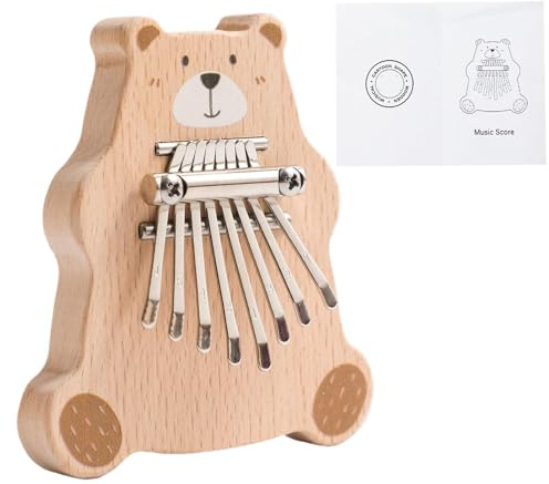 Pianoforte del pollice, Strumenti musicali per bambini - Pianoforte del pollice portatile 8 ,Giocattolo dello strumento multifunzionale, attività di apprendimento della musica per le vacanze di