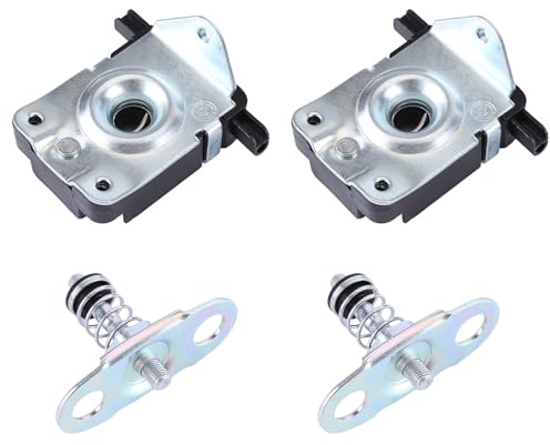 2 Stück Motorhaubenschloss-Verschluss kompatibel für BMW 3er E46 5er E39 X5 E53 – Ersatz aus hochfestem Stahl mit den OE-Nummern 51238229807 und 51238203859