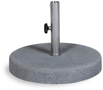 Generisch Design-Schirmständer Beton rund 35 kg - passend für Weishäupl Pagodenschirm Ø 240 cm