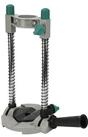 Angle Adjustable Electric Hand Drill Holder Guide Stand, Drill Stand Positioning Bracket, High Precision Woodworking Tool with Alloy Base, 45 Degree Adjustable for Horizontal