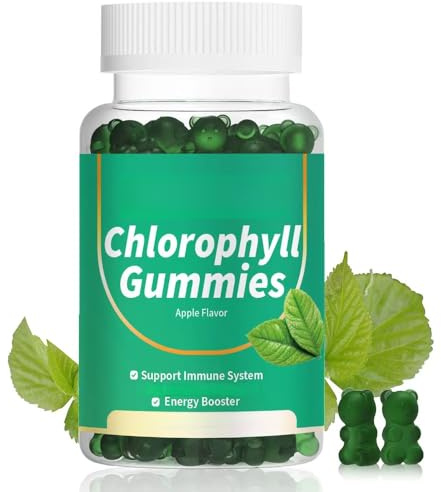 Gummies à la chlorophylle - Soutien immunitaire et digestif