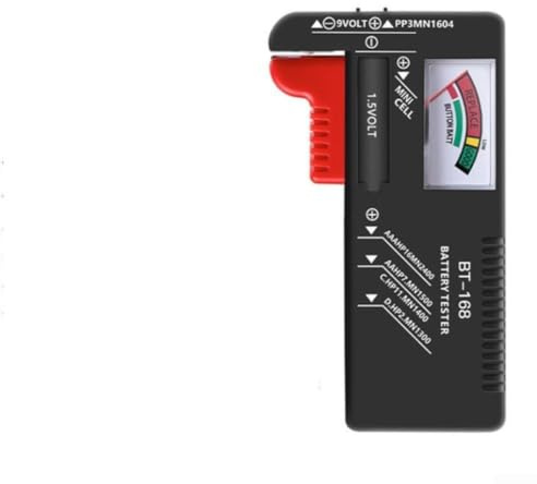 Digitale per tester batteria, AA AAA C D 9V Volt, display LCD per Home Office (BT-168)