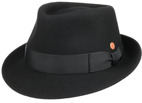 Mayser Classico Trilby Fedora Wollfilz Handmade Ripsband Made in EU Herren Sommer Winter