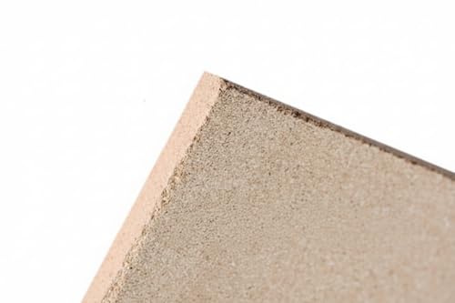 Vermiculite Brandschutzplatte | 800x600x25mm | Schamotte-Ersatz