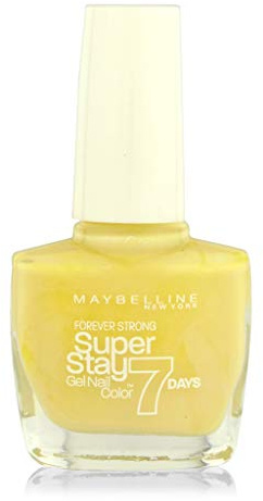 Gemey Maybelline Vernis à Ongles Super Stay 7 Jours - 22 Lookout Lemon