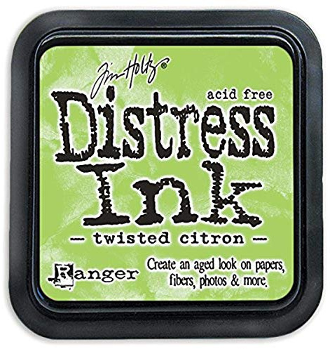 Ranger 15TIM43294 Tim Holtz Distress Ink Pad, Kunststoff, Twisted Citron, 7.5 x 7.5 x 58 cm