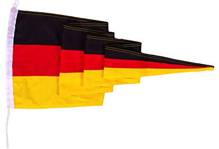 Netflags Langwimpel Deutschland 160 g/qm Stoffgewicht (40 x 400 cm)