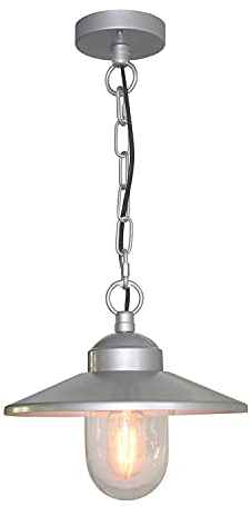 Edelstahl Hängelampe IP44 Maritim Außenbereich robust rustikale Beleuchtung Außenlampe Terrasse