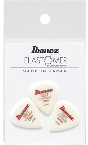 Ibanez BELJ1ST25 Set di 3 plettri in elastomero Soft