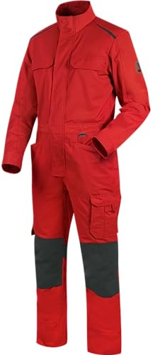 WÜRTH MODYF Overall Cetus - professioneller Arbeitsoverall für Herren – warmer & robuster Outdoor-Overall - in der Größe L in Rot