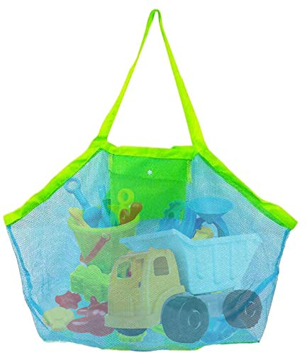 Borsa da spiaggia in Tessuto, Annhao La grande borsa da spiaggia in tessuto a rete con tote, zaino, asciuga la sabbia degli asciugamani, perfetta per contenere i giocattoli dei bambini