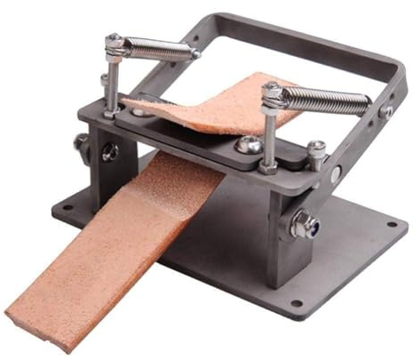 Lederschaufelmaschine DIY Handbuch Leder Skiver Schaufelhautmaschine für handgemachtes Leder Skiving Paring Peeling