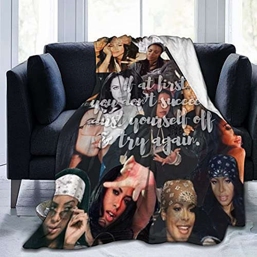 Aaliyah superweicher, gemütlicher Überwurf aus Mikrofaser, Flanell, leichter Überwurf für Bett, Couch, Sofa, Stuhl, Wohnzimmer, geeignet für alle Jahreszeiten, 200 cm x 150 cm