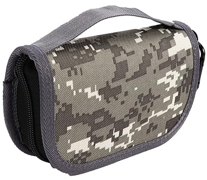 Toddmomy Eva Angeltasche Ködertasche Klein Rutschfest Kratzfest Mit Reißverschluss Tarnmuster Tragbar Für Angler Outdoor