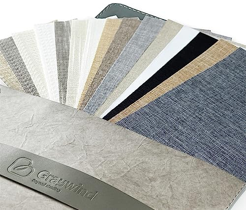 Graywind Stoff Probe für Lamellenvorhang Vertikaljalousien