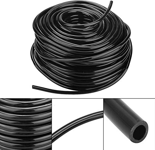 Manguera Riego Jardín Exterior 50m Flexible PVC Resistente Agua Tubería Agricultura Hogar Diámetro 4mm 6mm