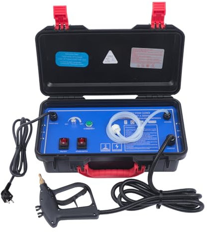 ACROSSPART Tragbar Dampfreiniger 3000W Polsterreiniger Gerät Handdampfreiniger Hochdruck Dampfreiniger Autositze Dampfreiniger Handgerät für Car Haushalt
