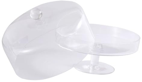 SHOWERORO 1pièce Cloche Plastique Transparent Pour Gâteaux Et Buffets Couvre-repas Arqué Anti-poussière Et Isolant Pour Aliments Et Desserts
