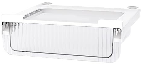 Gungtj Organizador de Cajones de Nevera, Organizadores de Nevera Extraíbles, Contenedores Apilables para Refrigerador, Contenedores de Almacenamiento de Cocina, Organizador de Frutas y Verduras