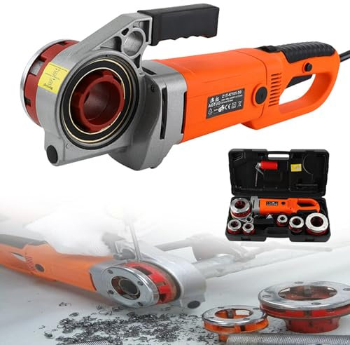 Filiera Elettrica per Filettatura Di Tubi Filettatrice elettrica portatile per tubi Filettatrice elettrica per tubi 2000W/2300W Tubo in acciaio portatile Tubo in plastica Tubo in ferro Cerni