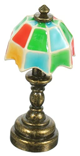 BESTonZON Miniature Lamp for Dollhouses Landscape Model Micro Landscape Furniture Mini House Adornment Creative Lighting