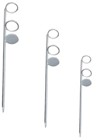 BESPORTBLE 3pezzi Supporto Per Canna in Durevole Supporto Per Forcella Singola Per Riporre Facilmente