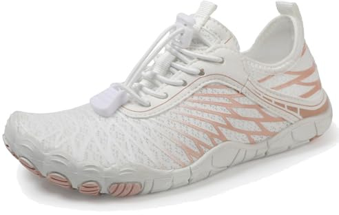 IASKDIN Wasserschuhe Herren Damen Badeschuhe Schnelltrocknend Leichte Aquaschuhe mit Drainagelöchern Rutschfester Sohle für Schwimmen,Strand,Wassersport,Größe 36-47