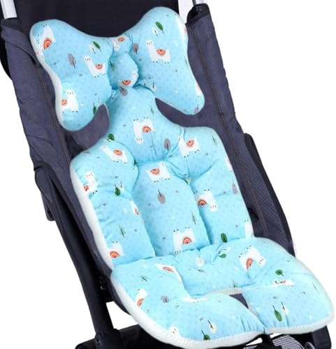 Autositzauflage - Kinderwagensitzbezug - Weich und Atmungsaktiv Baby Kopf und Körper Stützkissen Rutschfest für Kinderwagen