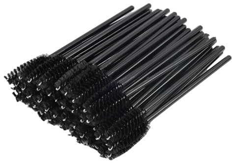 100 Pièces Brosses à Cils Jetables, Pinceaux à Cils Professionnels, Goupillon Cils Multifonctionnel, Brosse Sourcils Femme, Brosse à Sourcils, Outil de Maquillage Mascara Applicateur Pratique