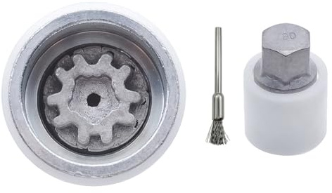 WZLUTAAO Adaptateur de clé pour enlever les écrous antivol de roue - Compatible avec Skoda Fabia Kamiq Kodiaq Octavia Rapid Roomster Scala Superb Yeti 5J0698139 (#780)