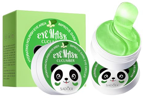 Parches Ojos Bolsas y Ojeras 60 Piezas, Parches de Colageno | Mascara Para Los Ojos, Parches Ojeras, Parches Contorno de Ojos, Antiojeras, Anti Edad, Hinchazón