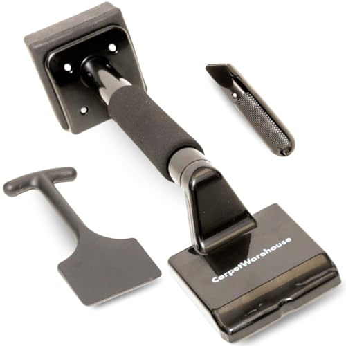Carpet Fitting Kit, Carpet Stretcher, Cutter and Bolster - Floor Fitting Kit - DIY Tool for Laying Carpets Like a Professional - Bolster Knee Kicker Repair Kit