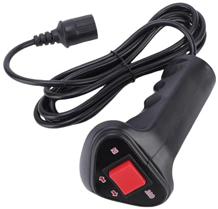 Controller universale per verricello elettrico Telecomando per verricello in plastica a 3 pin con cavo da 9,2 piedi per sistemi di verricello per veicoli Materiale ABS Leggero