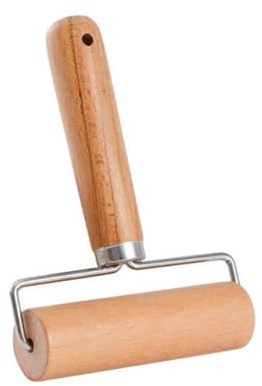 Small Wooden Rolling Pin, Mini Dough Roller for Pastry, Pizza & Pasta | Compact wooden rolling pin for dough making, ideal for pastry and pizza, lightweight with smooth rolling surface.