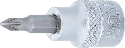 BGS 2550 | Douille à embouts | 10 mm (3/8) | cruciforme PZ1