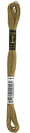 Anchor Sticktwist, 4635000-00855, Farbe:855, Stickgarne