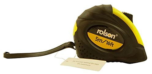 Rolson - Metro a nastro, 5 m x 19 mm