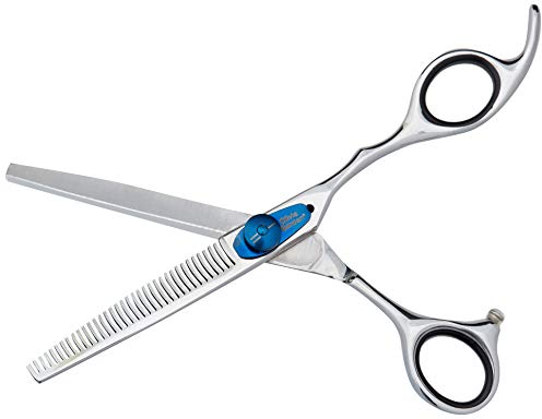 Olivia Garden Forbici per sfoltimento Xteme, Misura 6, 35 Denti , Giapponese - Forbici di qualità, potenti lame convesse, fatte a mano con acciaio giapponese, in tasca.