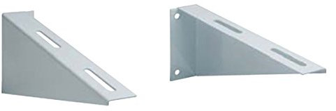 Thermomat 401-E Staffe Fisse per Fissaggio a Muro Lavabo 400-EA, Bianco