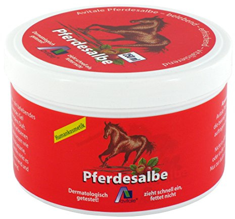 Avitale Pferdesalbe, belebend und vitalisierend, 250 ml | Pferdesalbe: Belebendes und vitalisierendes Gel mit erfrischendem Duft, mit Rosmarin, Rosskastanie, Arnika und Kamille