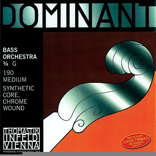Thomastik Corde Contrebasse 3/4 Dominant - corde La me nylon, filage chrome, accord solo, moyen
