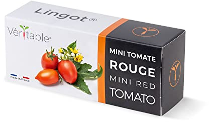 Mini Red Tomato Lingot® - compatible with Véritable® and Exky® Indoor Garden - Ready to use refills - Pre-seeded soil