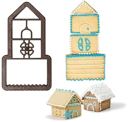 DECORA COD. 0255050 COUPOIR EN PLASTIQUE MAISON 3D, Marron