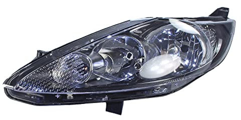 BESTPRICE 1x Hauptscheinwerfer vorne links H7 / H1 Frontscheinwerfer mit Stellmotor für Leuchtweiteregulierung, Kompatibel mit FORD FIESTA VI (CB1, CCN), FIESTA VI Van