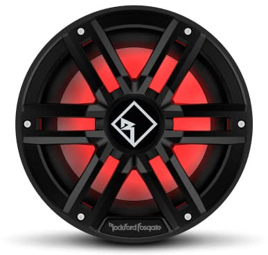 Rockford Fosgate Color Optix M2D2-10SB - Subwoofer passivo, 25 cm, 1600 Watt (RMS: 400 Watt) - nero